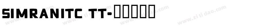SimranITC TT字体转换